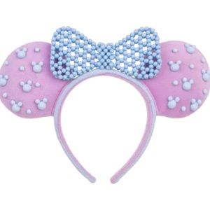 NEW Disney Minnie Mouse Beaded Ears Headband